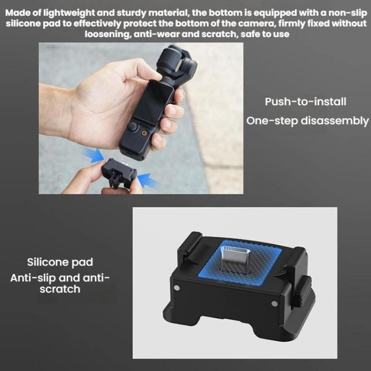 For DJI Osmo Pocket 3 Flymile Magnetic Quick-Release Charging Adapter Base
