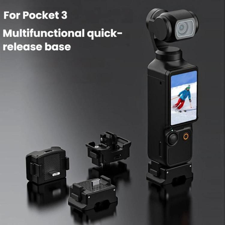 For DJI Osmo Pocket 3 Flymile Magnetic Quick-Release Charging Adapter Base