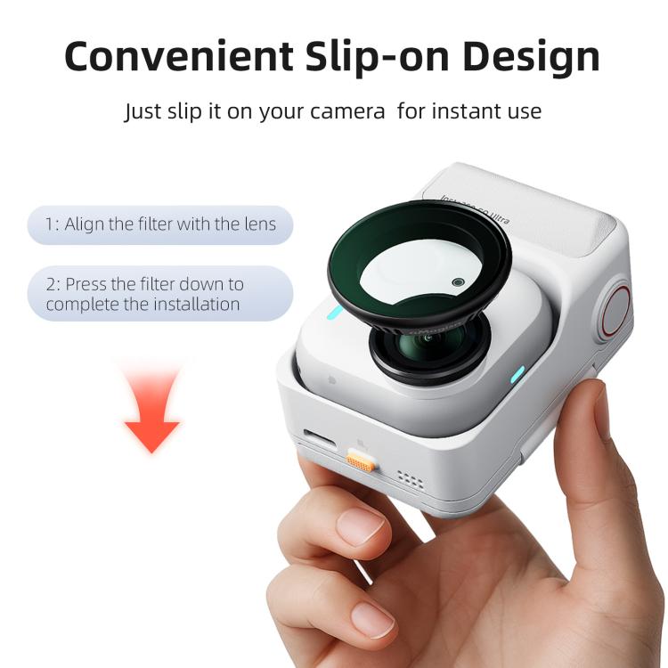 For Insta360 GO Ultra aMagisn Quick-Release Lens Filters Camera Accessories