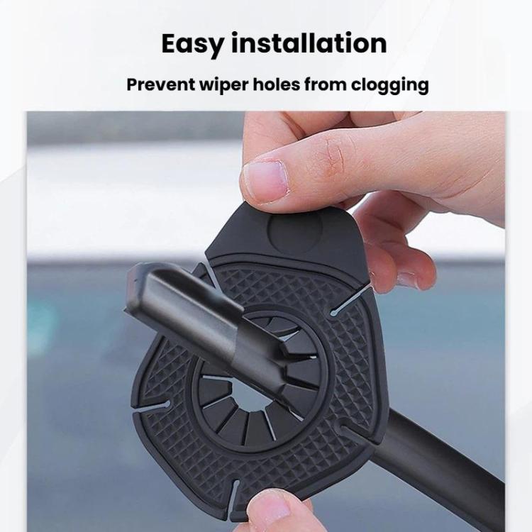 10pcs Car Wiper Hole Protective Cover Wiper Dust-Proof Leak-Proof Plug Protective Silicone Pad