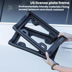 Car License Plate Frame Plate Holder Anti-Collision License Plate Frame