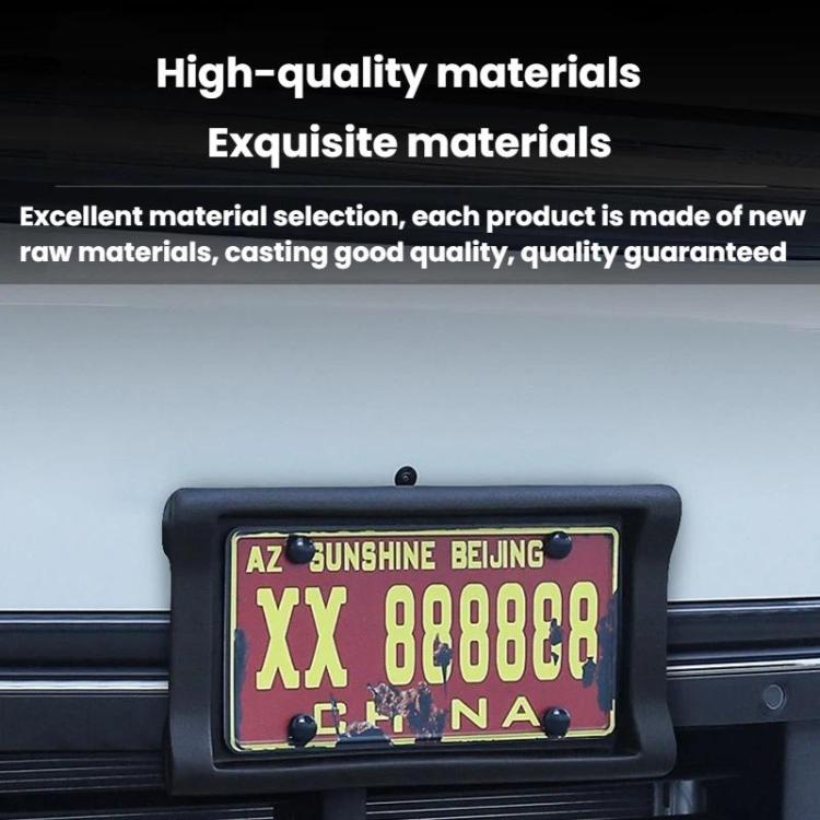 Car License Plate Frame Plate Holder Anti-Collision License Plate Frame