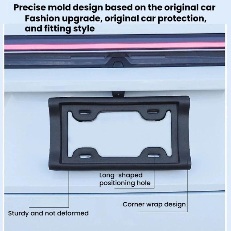 Car License Plate Frame Plate Holder Anti-Collision License Plate Frame