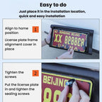 Car License Plate Frame Plate Holder Anti-Collision License Plate Frame