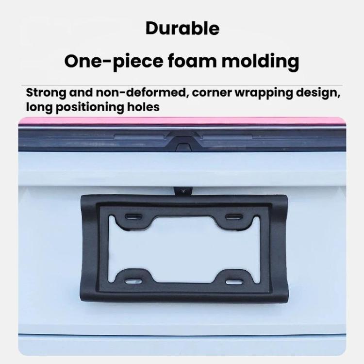 Car License Plate Frame Plate Holder Anti-Collision License Plate Frame