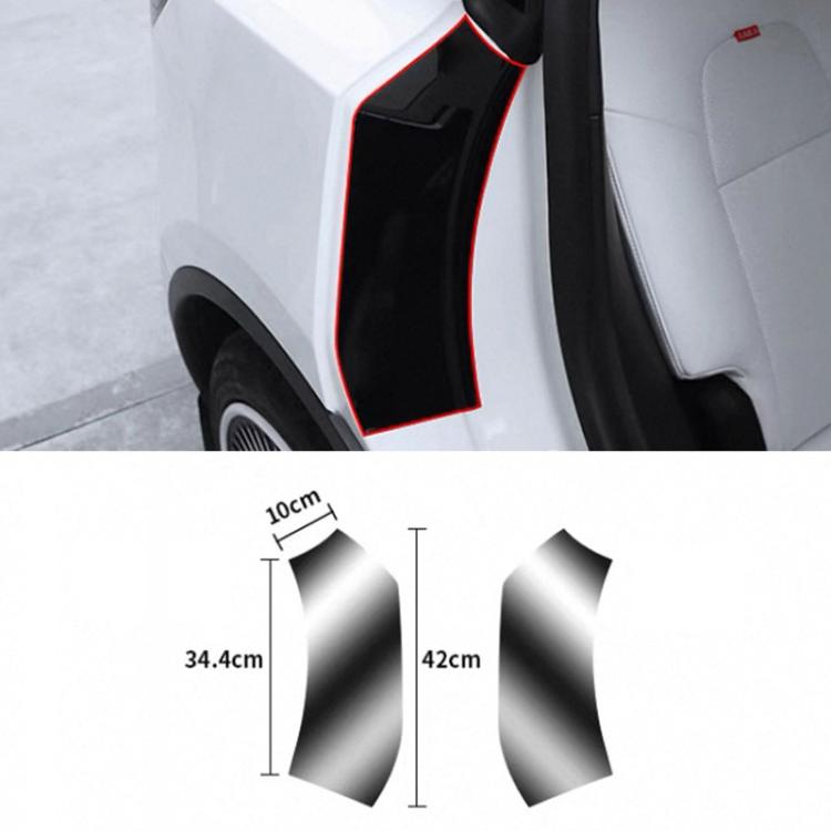 Rear Inner Door Anti-Scratch Protective Film — For Tesla Model Y Transparency