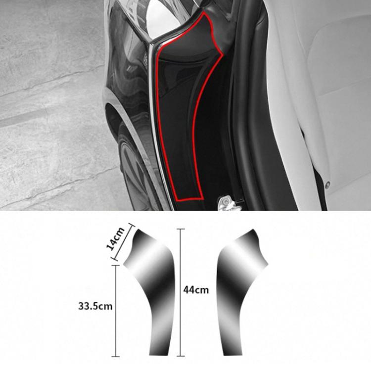 Rear Inner Door Anti-Scratch Protective Film — For Tesla Model 3 Transparency
