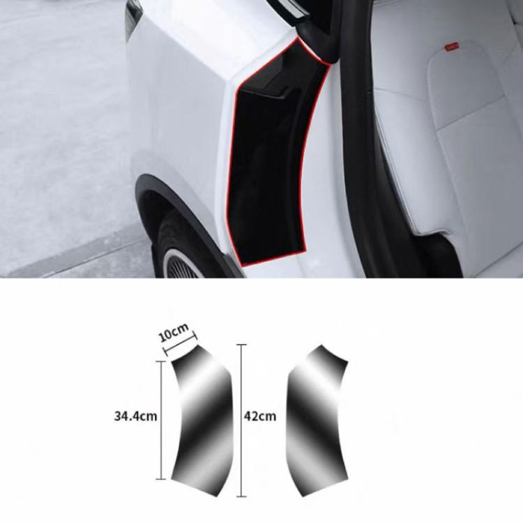 Rear Inner Door Anti-Scratch Protective Film — For Tesla Model Y L Transparency