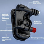 For DJI/GoPro/Insta360 Backpack Shoulder Strap Camera Mount
