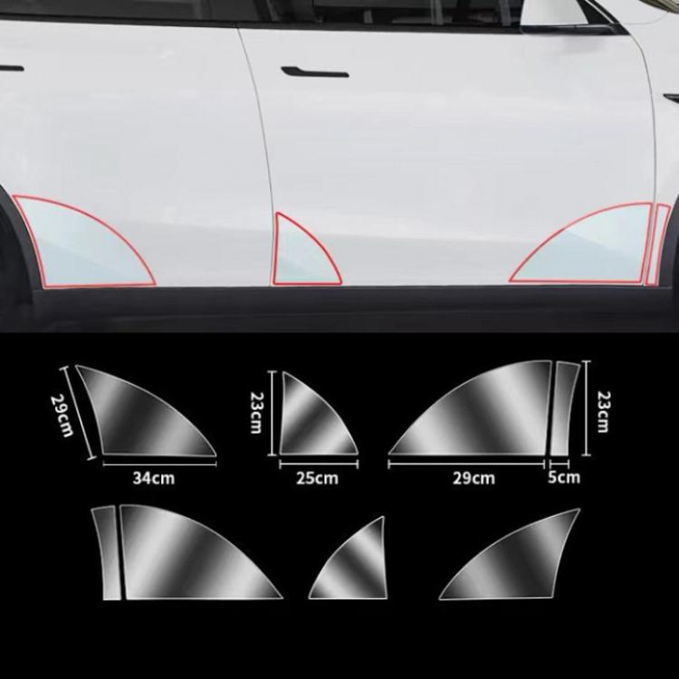 Door Protection Film — For Tesla Model Y Front Door + Back Door