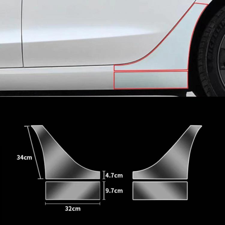 Door Protection Film — For Tesla 2024+ Model 3 Highland Door Corner