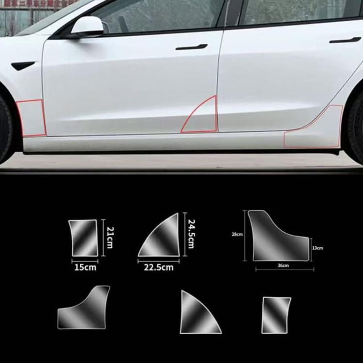 Door Protection Film — For Tesla Model 3 Front Door + Back Door