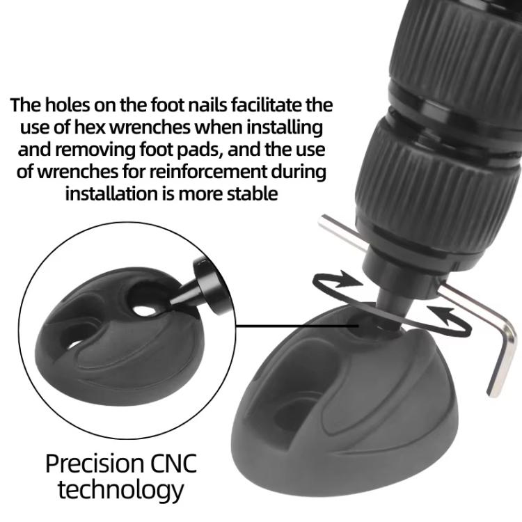 Tripod Non-slip Foot Pad SLR Camera Universal 3/8 inch Screw Monopod Base — view 6