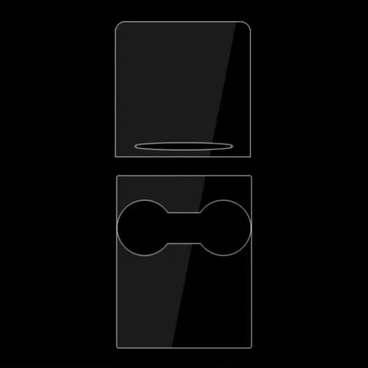 Central Control Panel Protective Film Cupholder Protective Film — For Tesla Model Y L Sanded Finish