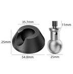 3/8 inch Threaded Non-Slip Spike Feet Pad Camera Stands / Tripod Feet Pad — view 3