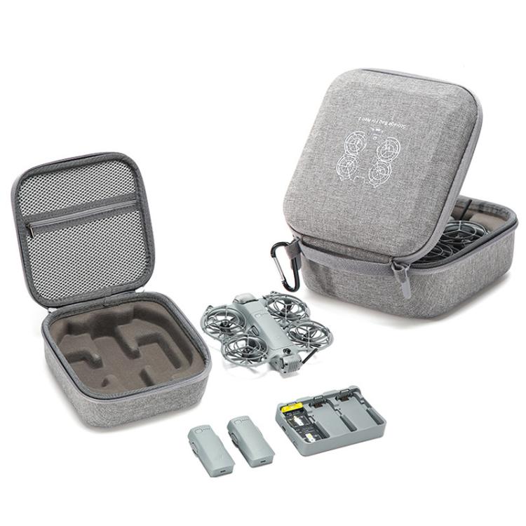 For DJI Neo 2 Drone Mini Hard Case Compact Portable Pouch with Metal Clip