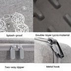 For DJI Neo 2 Drone Mini Hard Case Compact Portable Pouch with Metal Clip