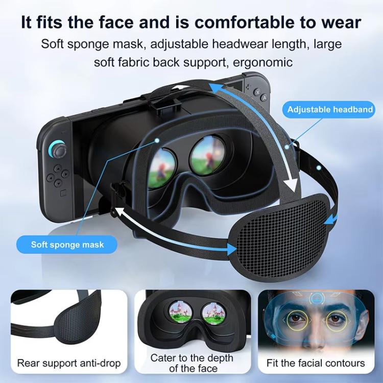 For Nintendo Switch 2 STARTRC GAMES VR Glasses Elite Upgrade Model Headset Game Console HD 3D Accessories