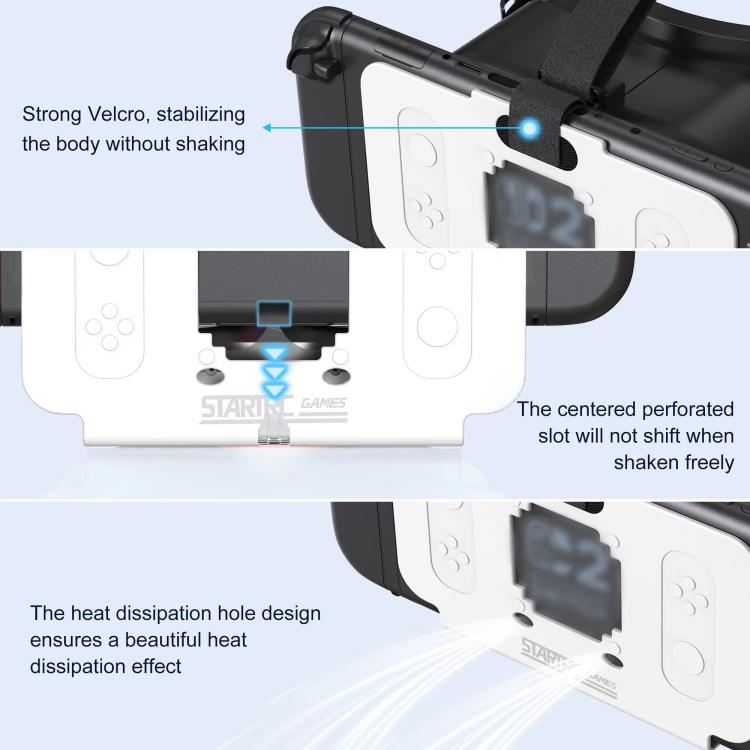 For Nintendo Switch 2 STARTRC GAMES VR Glasses Elite Upgrade Model Headset Game Console HD 3D Accessories