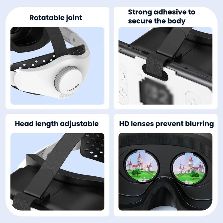 For Nintendo Switch 2 STARTRC GAMES VR Glasses Elite Upgrade Model Headset Game Console HD 3D Accessories