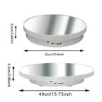 Multi-Purpose Mirror Electric Rotating Disc Battery / USB Powered Photography Live Display Stand — view 14