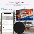 Tuya Wifi Smart Home Universal Remote Control, Support Voice Control/Mobile Phone Remote Operation