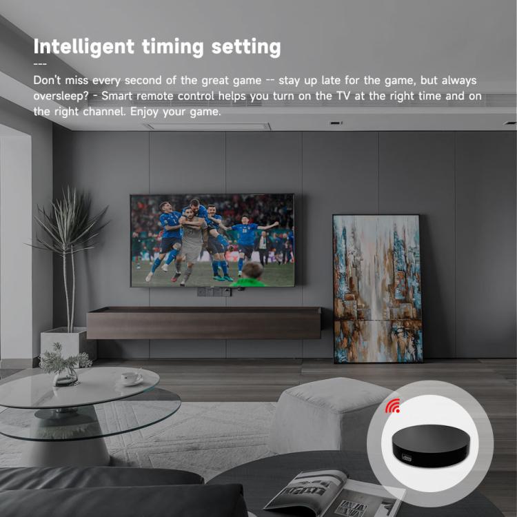 Tuya Wifi Smart Home Universal Remote Control, Support Voice Control/Mobile Phone Remote Operation