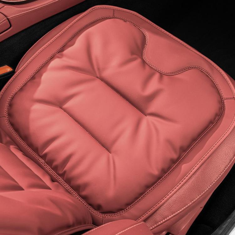 Car Seat Cushion Thickened Non-Slip Front Rear Seat Cushions — Front Seat Cushion Brown