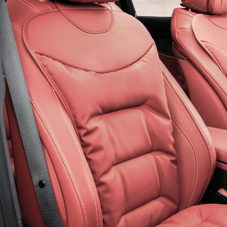 Car Seat Cushion Thickened Non-Slip Front Rear Seat Cushions — Back Cushion Brown