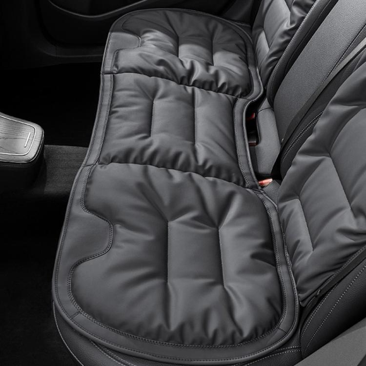 Car Seat Cushion Thickened Non-Slip Front Rear Seat Cushions — Back Cushion Red