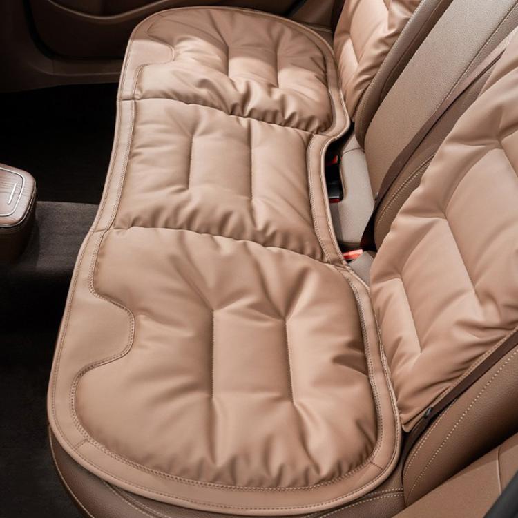 Car Seat Cushion Thickened Non-Slip Front Rear Seat Cushions — Rear Seat Cushion Black