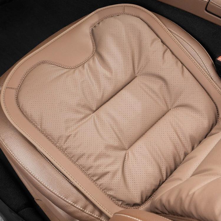 Car Seat Cushion Thickened Non-Slip Front Rear Seat Cushions — Perforated Front Seat Cushion Black
