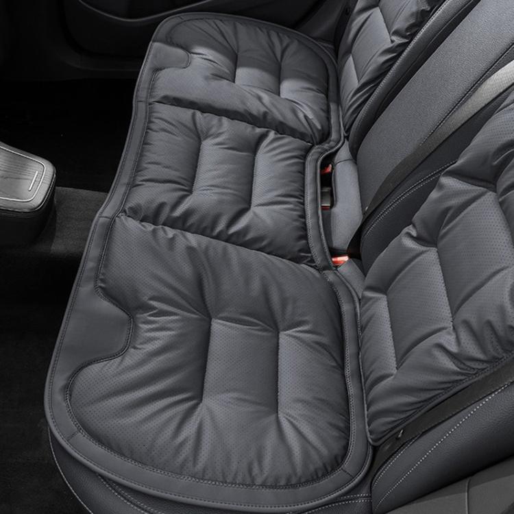Car Seat Cushion Thickened Non-Slip Front Rear Seat Cushions — Perforated Back Cushion Red