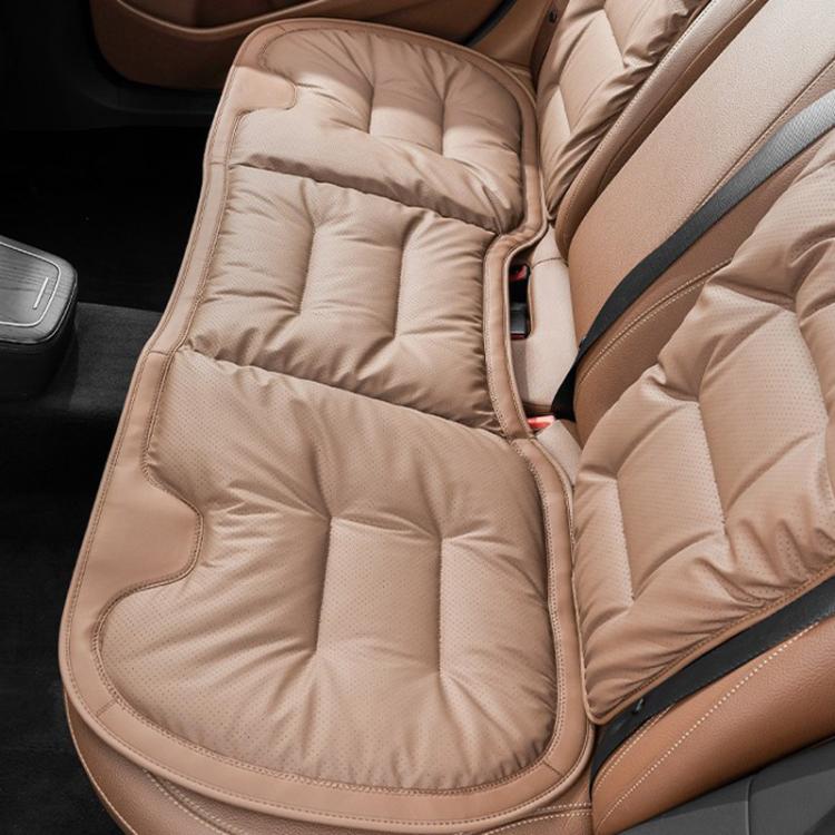 Car Seat Cushion Thickened Non-Slip Front Rear Seat Cushions — Perforated Rear Seat Cushion Black