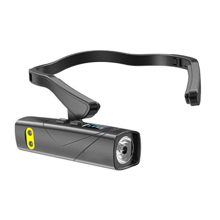 USB Rechargeable Outdoor Side-Hook Ear-Worn Dual-Light Source LED Headlamp