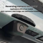 10pcs Car Reverse Silicone Camera Rain Shield — Classic White