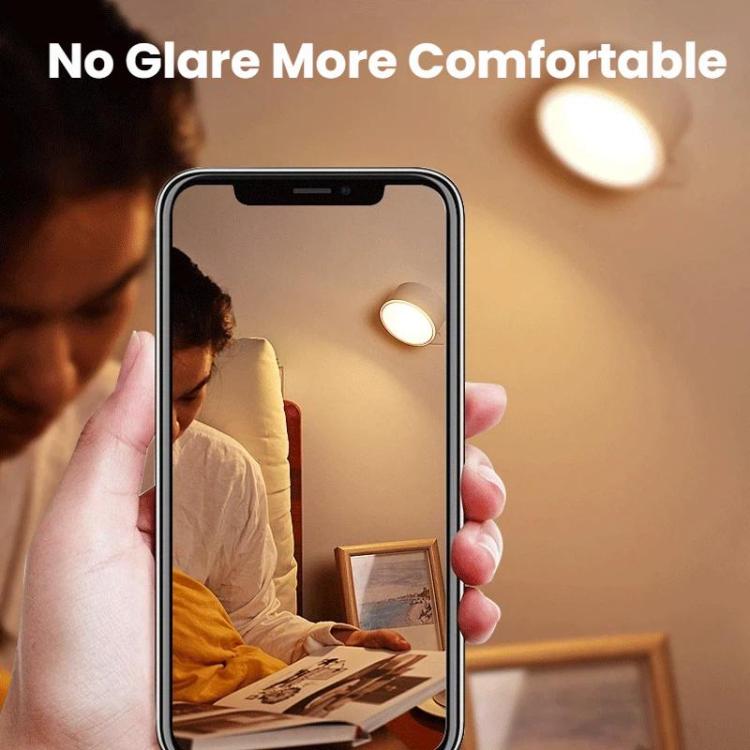 Magnetic 360-degree Rotating Rechargeable Wall Light Night Light for Cabinets, Closet, Hallway — view 10