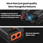 XUYUAN 12V / 24V To 220V Car Power Inverter LED Display Power Converter