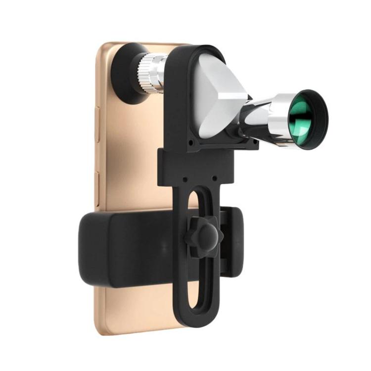 8x HD Low-Light Night Vision Mini Monocular Portable Metal Compact Angled Monocular — Single