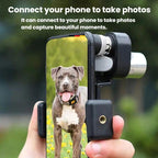 8x HD Low-Light Night Vision Mini Monocular Portable Metal Compact Angled Monocular
