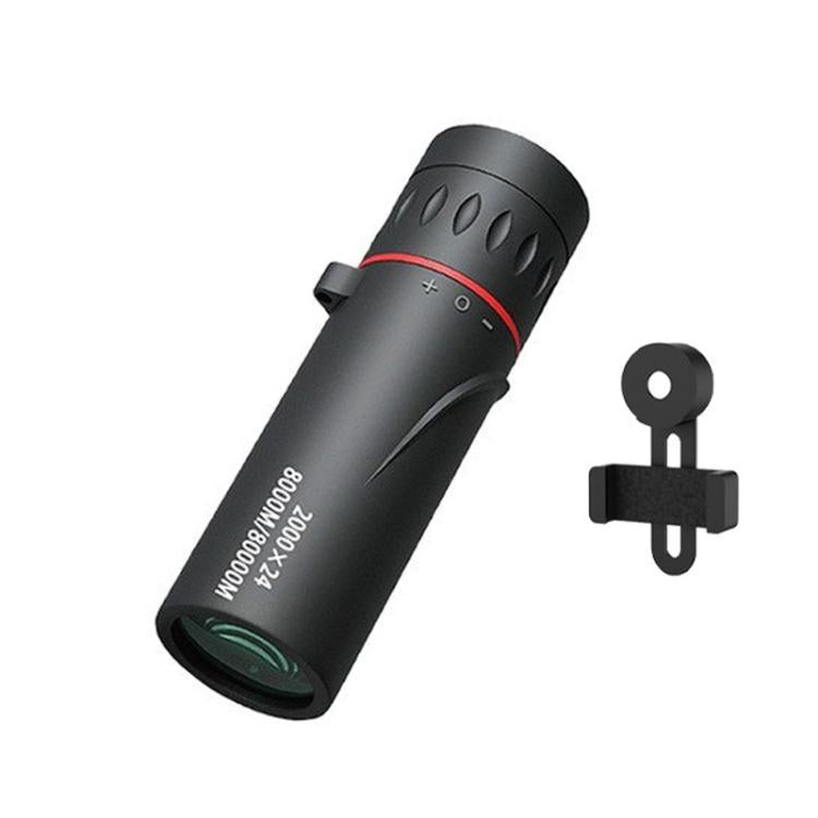 8x HD Outdoor Monocular Portable Low-Light Night Vision Phone Monocular — Single
