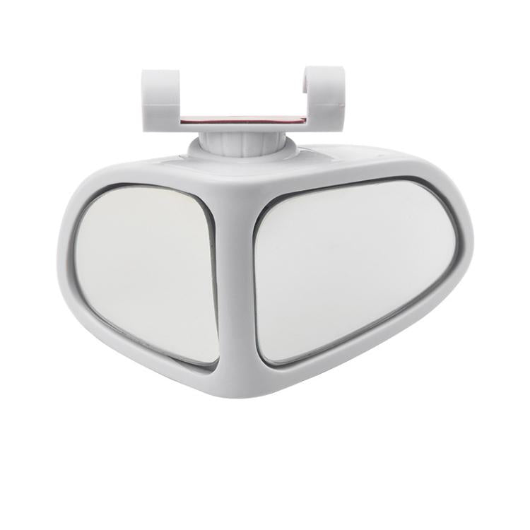 360 Degree Adjustable Wide-Angle Blind Spot Assist Mirror For Cars — White Left