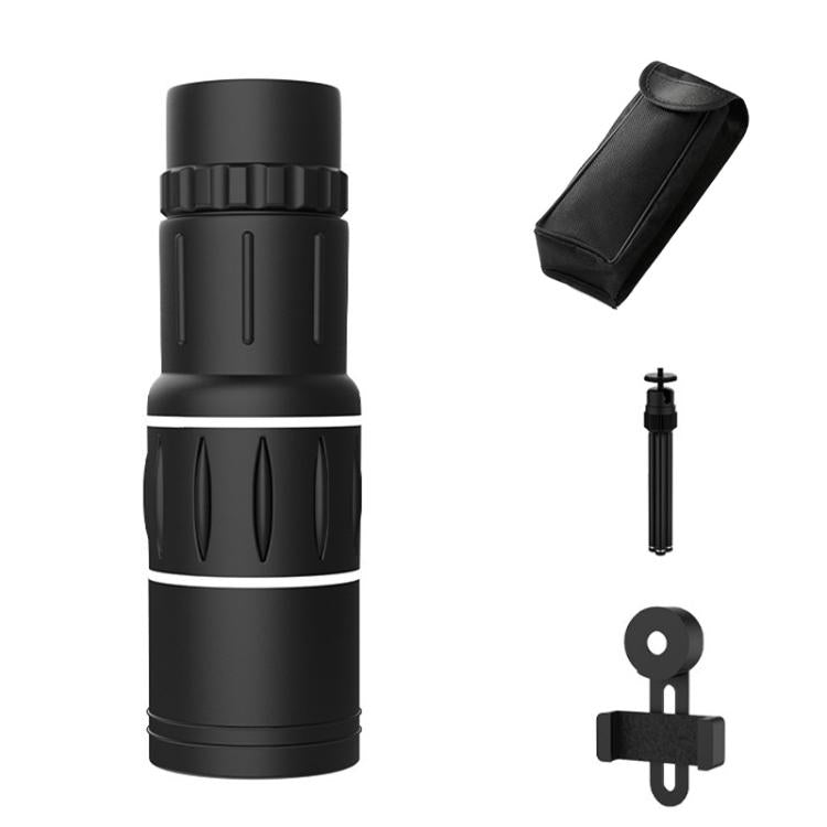 16x52 Outdoor Monocular Telescope Phone Camera Compatible Monocular — With Bag+Phone Holder