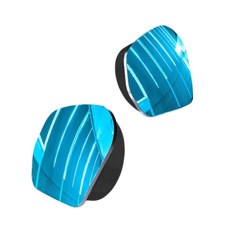 Suction Cup Car Rearview Blind Spot Reversing Assist Mirror — Silver
