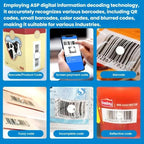 2D Ring Bluetooth Scanner Mini Wireless Barcode Scanner For Warehouse Logistics — view 9