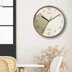 12 Inch No Drill Wall Clock Modern Silent Quartz Clock Sleek Home/Office Decor — view 14