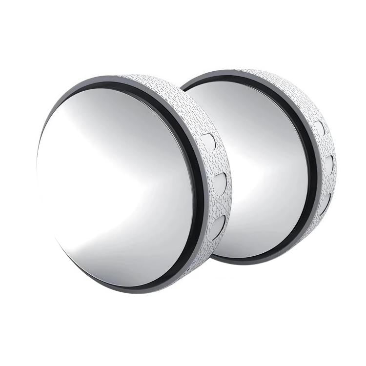 Car Suction Cup Type 360-Degree Adjustable Wide-View Reversing Mirror — Black Pattern