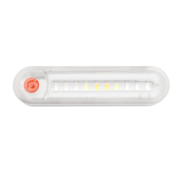 Solar-Powered Car Crash Warning Lights Flashing Taillights — 10 LEDs Red