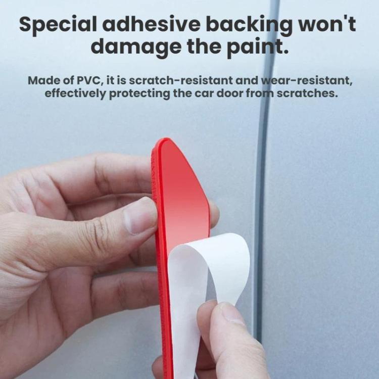 4pcs /Set Car Door Corner Anti-scratch Rearview Mirror Protectors