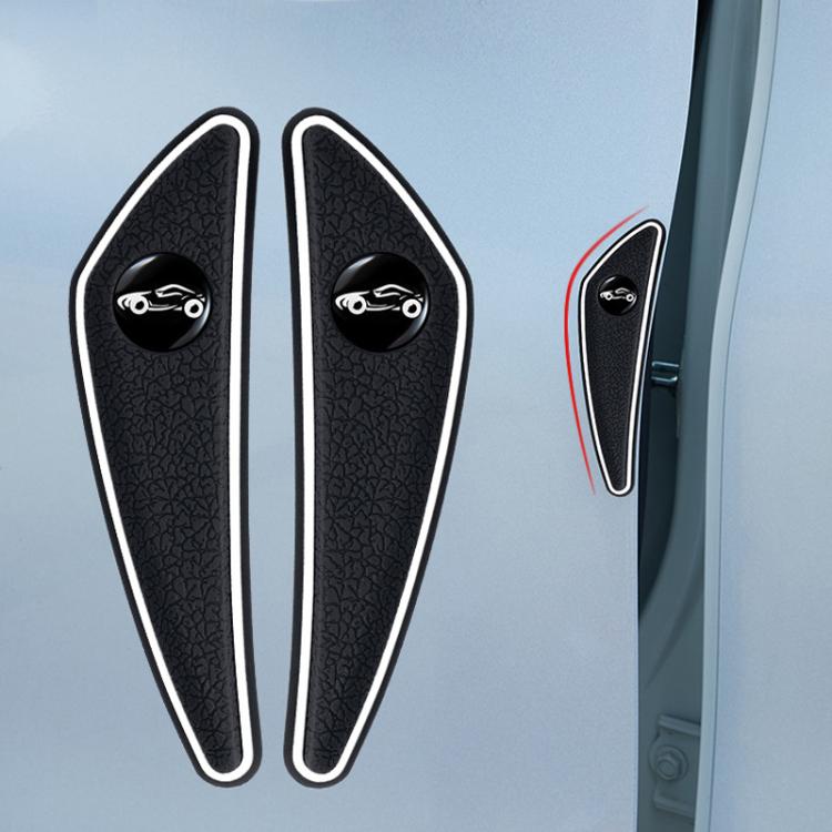 4pcs /Set Car Door Corner Anti-scratch Rearview Mirror Protectors